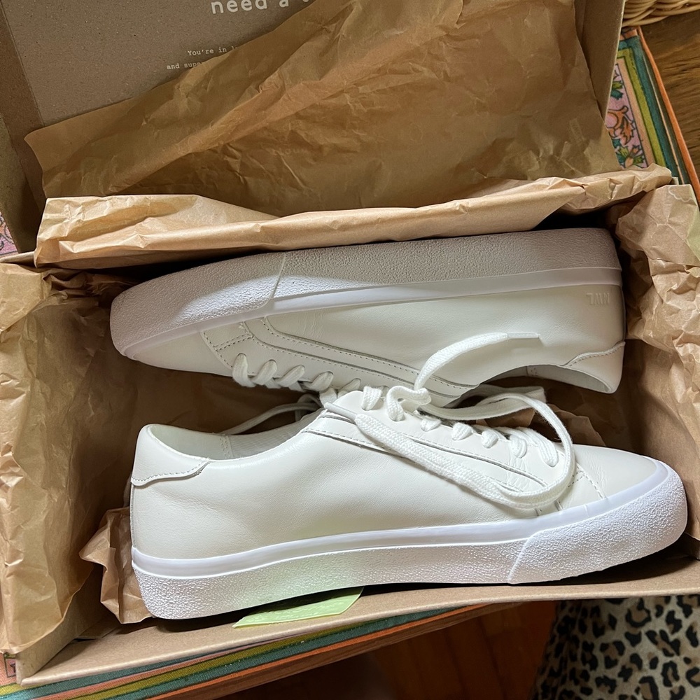 Madewell Sidewalk Low Top Leather Sneakers